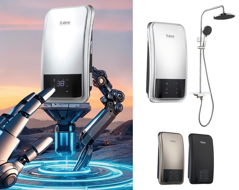 RUBINE ET-123 Instant Heater With Rain Shower